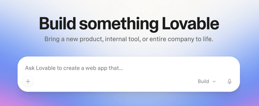 lovable首頁